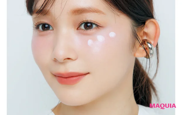 笹本恭平 秋 チーク 1.パープルの下地で青みを仕込む