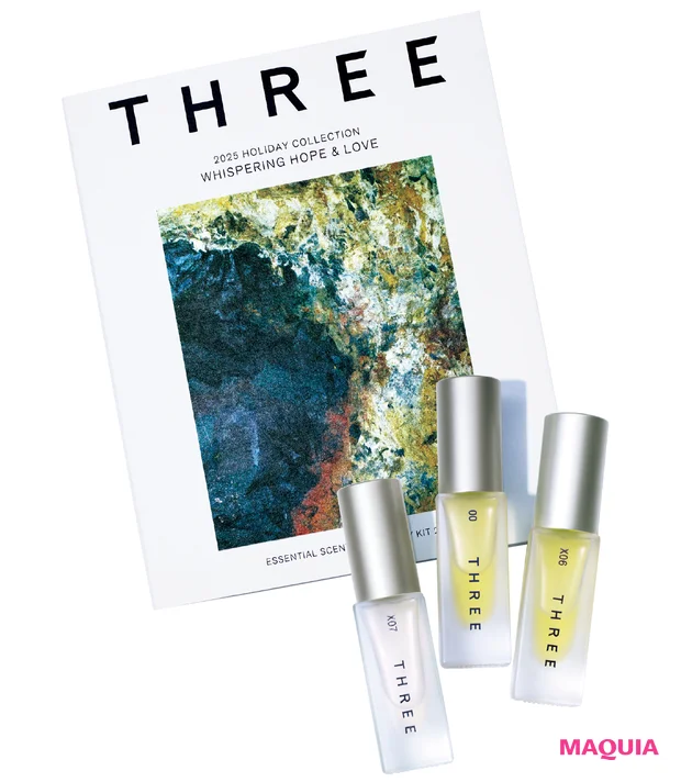 THREE エッセンシャルセンツ ディスカバリー キット 2025(限定品) マキア 美女子ネタ