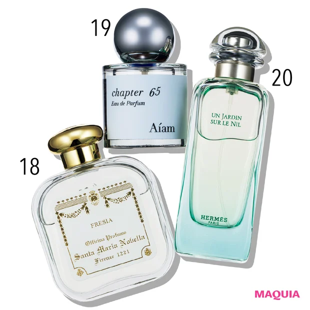 マキア　香水　おすすめ　櫻坂46　守屋麗奈　エルメス　サンタ・マリア・ノヴェッラ　Aiam