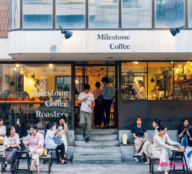 ソウル特別市 Milestone Coffee Roasters Sinsa（マイルストーンコーヒーシンサ）の外観