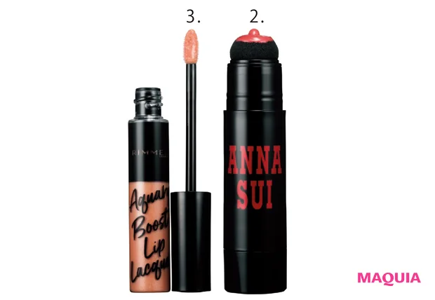 2プレジャートリップ チークパレット ¥5720/NARS JAPAN(3月18日限定発売) 3ルナソル プランプメロウリップス EX12 ¥4400/カネボウ化粧品(3月18日限定発売)