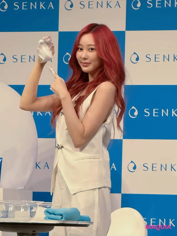 「SENKA グローバルアンバサダー GISELLE of aespa　日本初解禁　新CM発表会」GALLERY_5