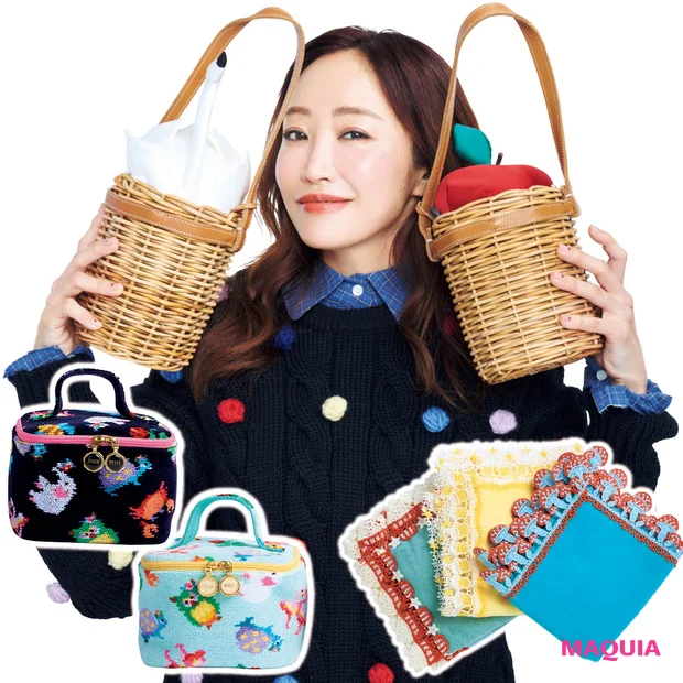 フェイラー　近沢レース　コラボハンカチミニポーチセット 近沢レース店×フェイラーコラボレーション 第三弾～ かわいらしさに