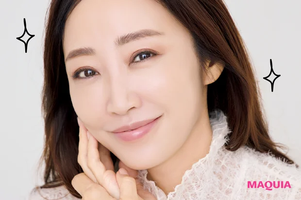 神崎恵さん直伝 コスメデコルテ スキンシャドウ デザイニングパレット 01の使い方 完成