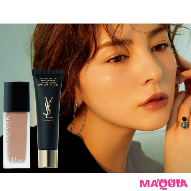 ダウンライトの光に映えるメイクをレッスン！ ソフトマット肌で涼しげな印象…