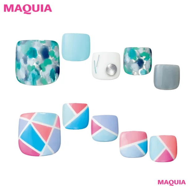 つま先から初夏を先取り! クーリッシュカラーネイルで洒落感急上昇