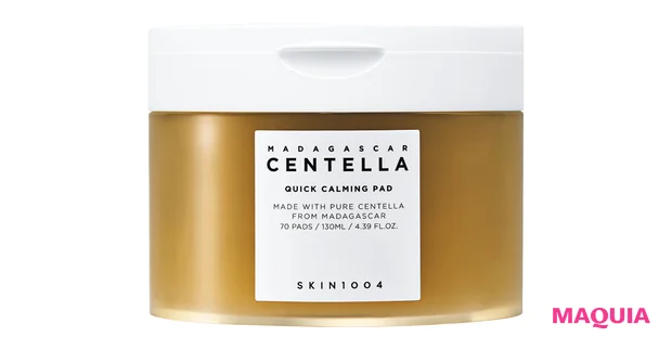 韓国コスメマニアのおすすめ保湿ケアアイテム SKIN1004 センテラ クイックカーミングパッド