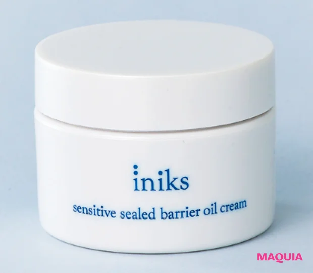 ゆらぎ肌に悩む40代、50代におすすめのスキンケアコスメ 突然のトラブルに iniks センシティブ シールドバリア オイルクリーム N