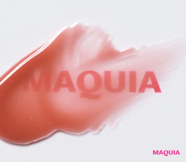 マキア ベストコスメ2025下半期 グロス&リキッドリップ部門 NARS アフターグローリップシャイン 888 質感をチェック