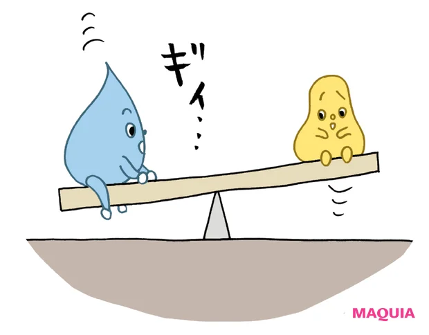 バリアが足りない【油分不足肌】