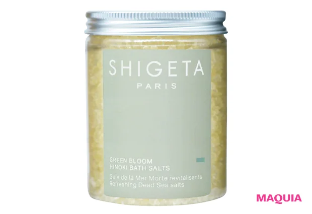 グリーンブルーム バスソルト 285g ¥2860/SHIGETA Japan