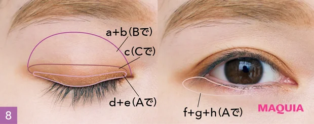 守屋麗奈 セルフメイク 秋 多色ブラウン使いで立体アイ