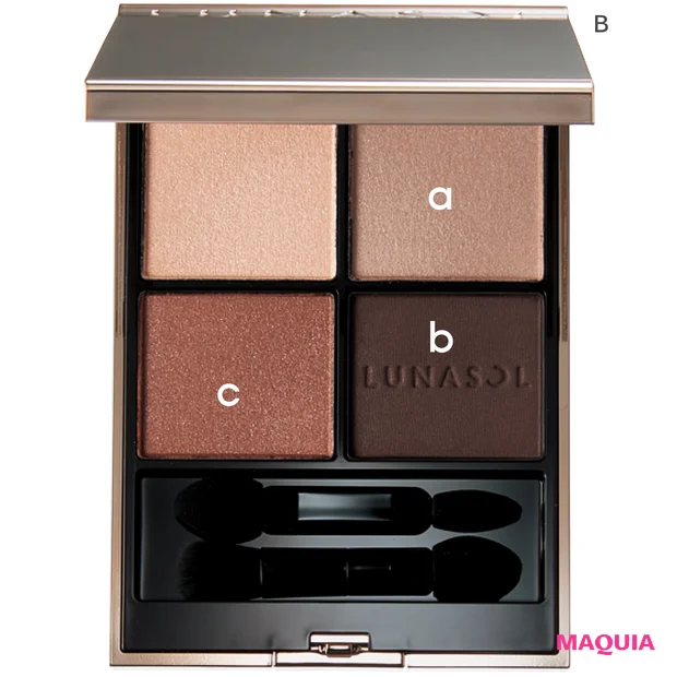 石原さとみさん 2026年春新色のトレンドメイク ルナソル アイカラーレーションN 17