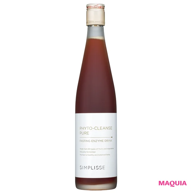 60種類以上の野菜や果物を熟成させた発酵ドリンク。フィトクレンズ ピュア 500ml ¥8000/シンプリス