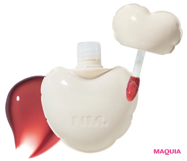 韓国 コスメ トレンド オブジェコスメ ネーミング グロウ ハートリップティント 01