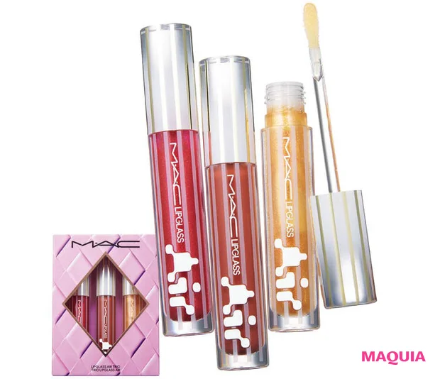 クリスマスコフレ 2025 メイク M·A·C グロス エンスージアスト リップガラス エアー トリオ