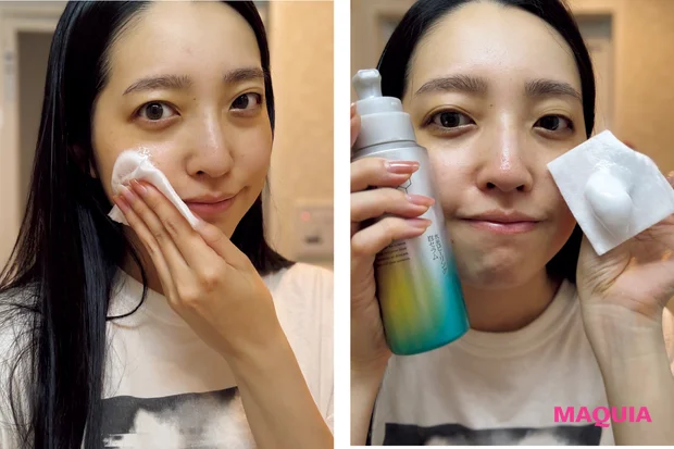 マキア 毛穴ケア ソフィーナ iP 水光ピーリング泡セラム レビュー