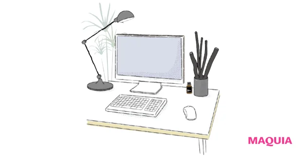 デジタルレジリエンスを上げる方法 備長炭のインテリアをデスクに置く