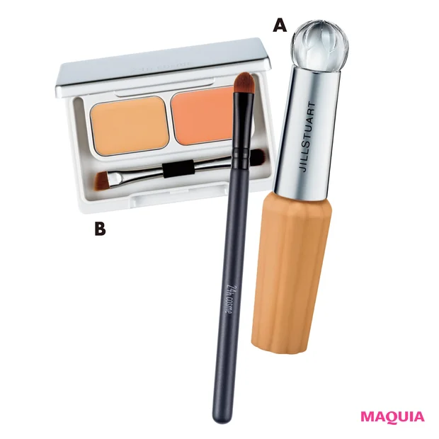 Aイルミネイティング セラムコレクター <コントロールカラー> 03 SPF25・PA+++ 6mL ¥3080/ジルスチュアート ビューティ B24h cosme 24 ミネラルUVコンシーラーデュオ&ブラシセット 02 SPF50+・PA++++ ¥3740/ナチュラピュリファイ研究所(限定品)