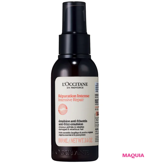 マキア ロクシタン インテンシヴリペア ヘアミルクセラム 新作コスメ レビュー