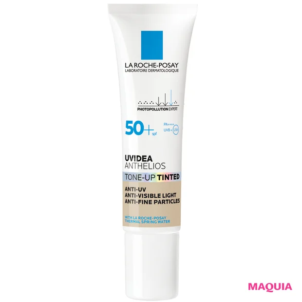 友利新先生と高見沢さとこさん 美容医療の施術後におすすめのスキンケアコスメ ラ ロッシュ ポゼ UVイデア XL プロテクショントーンアップ ローズ+