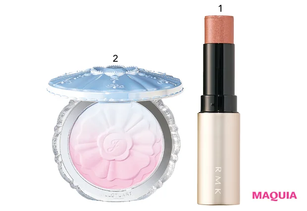 【MAQUIA表紙メイク】永野芽郁さんの大人ピンクメイク。甘くなりすぎない秘訣は“色のレイヤード”にあり！_5