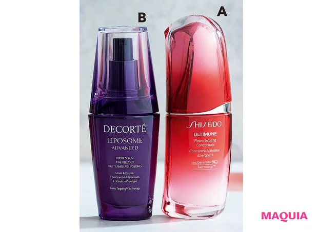 A SHISEIDO アルティミューン パワライジング コンセントレート Ⅲ/B コスメデコルテ リポソーム アドバンスト リペアセラム