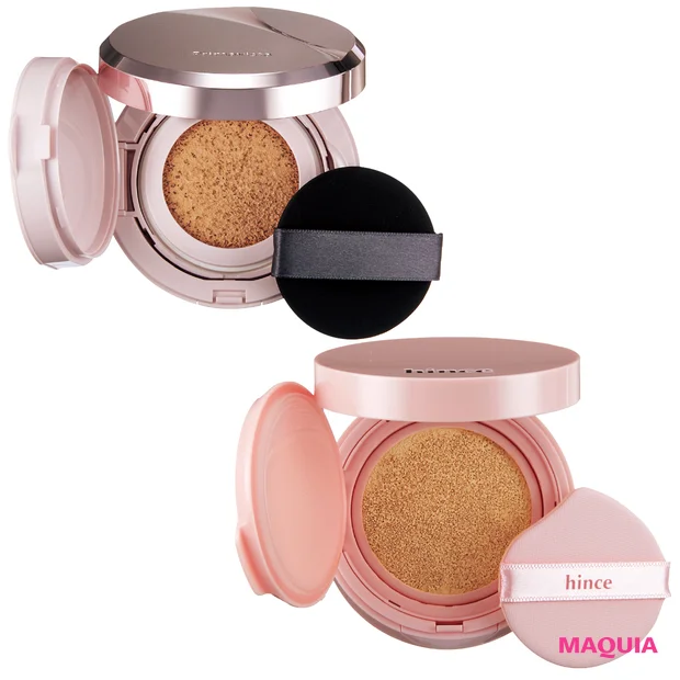 マキア　クッションファンデーション　ベースメイク　おすすめ　長井かおり　プリマヴィスタ　hince