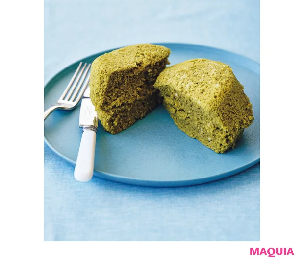 ふわふわ食感と抹茶風味も楽しんで 抹茶蒸しパン