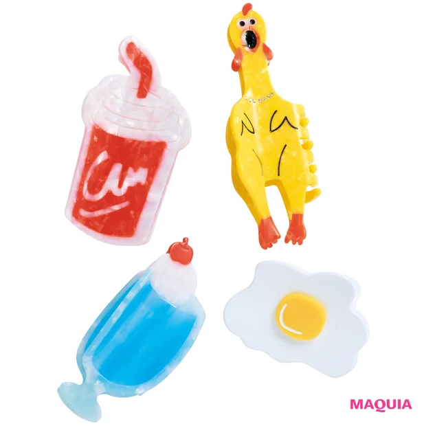 神崎恵さんおすすめのヘアクリップ Coucou Suzetteの個性派ヘアクリップ