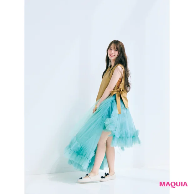 マキア　雑誌　櫻坂46　守屋麗奈　全身　2025年10月号