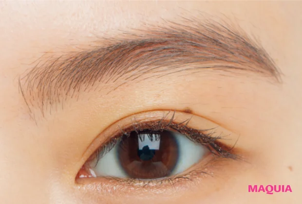 アイブロウ 醸し眉 トレンド K-パレット ニュアンスパウダーアイブロウ＋ 仕上がり