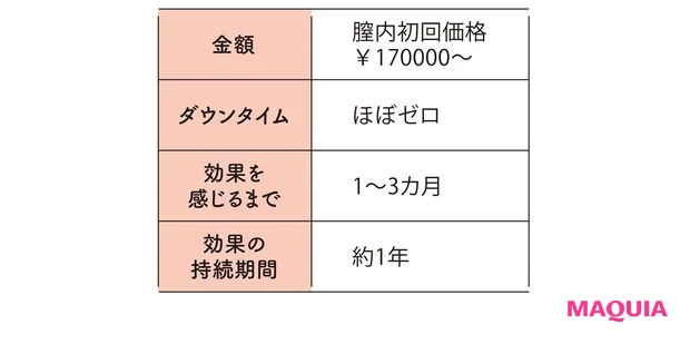 ヴィーナスハイフの金額やダウンタイム