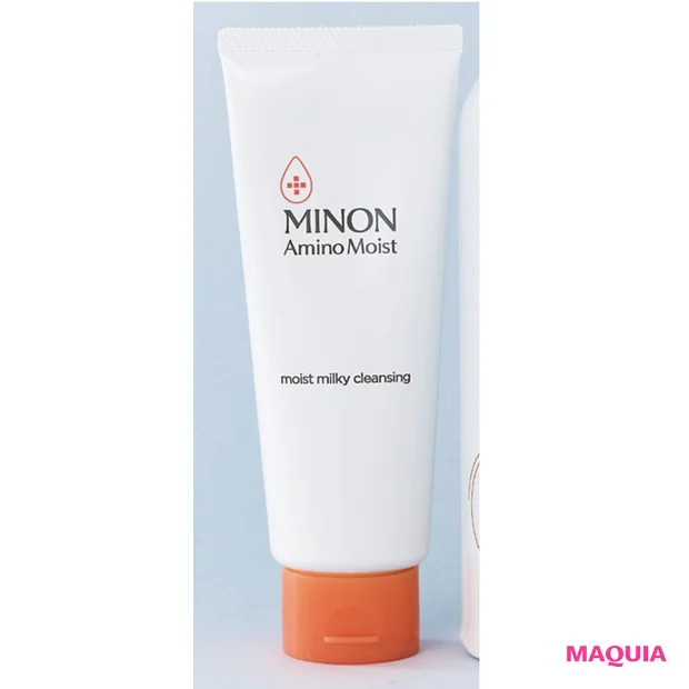 ゆらぎ肌に悩む40代、50代におすすめのスキンケアコスメ 日常ケア ミノン アミノモイスト モイストミルキィ クレンジング