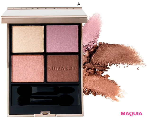 佐々木れなメイク ルナソル アイカラーレーションN 19 