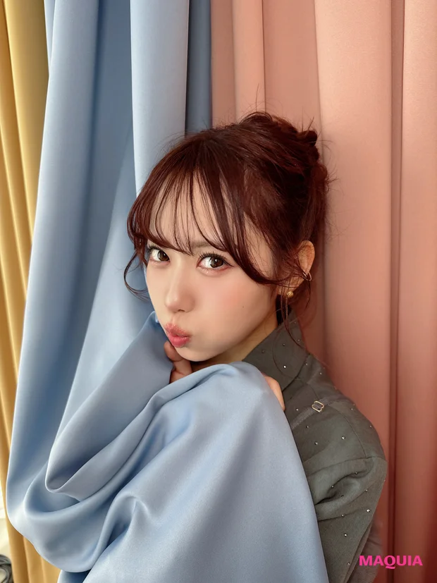 声優伊達さゆり カーテン キス顔