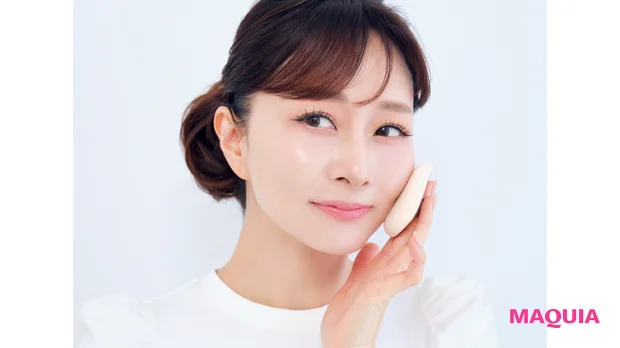 石井美保さんの「崩れないベースメイク」を実況中継。使用アイテム&ツールも全部見せ!_6