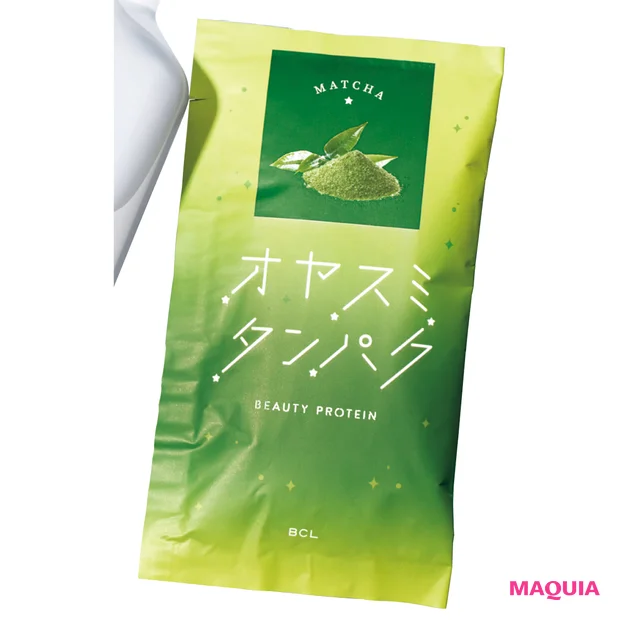 オヤスミタンパク 宇治抹茶味(ココアビスケット入り)(限定品) マキア 美女子ネタ