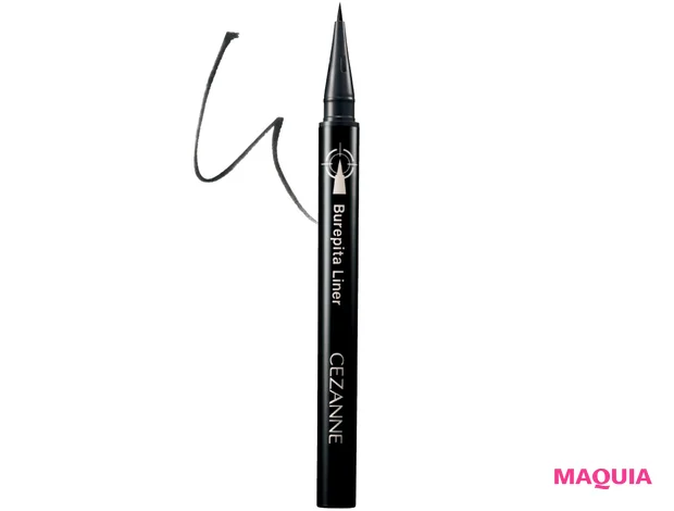 マキア ベストコスメ2025下半期 アイライナー部門 3位 セザンヌ ブレぴたライナー 00