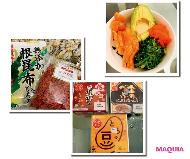 自宅では日本食やサラダなどヘルシーな食事が中心