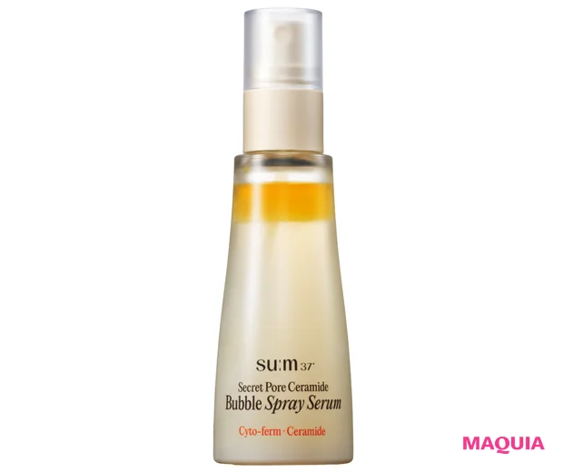 韓国コスメ トレンド スキンケア su:m37° シークレットポアセラミドバブルオイルエッセンスミスト 