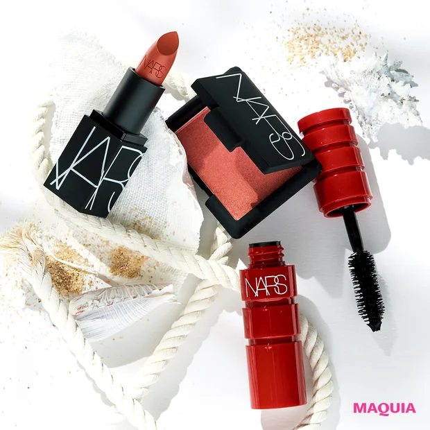 NARS ミニセダクションセット(クライマックス マスカラ 7010、リップスティック 2926、ブラッシュ 4013N オーガズム)¥3700/NARS JAPAN(限定品)