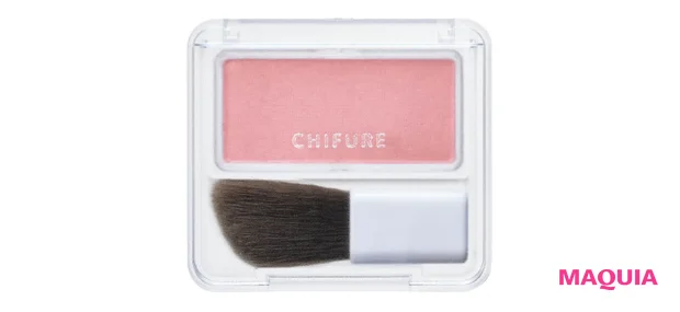 鹿の間 中顔面短縮メイク ちふれ パウダーチーク ニュアンス カラー 100