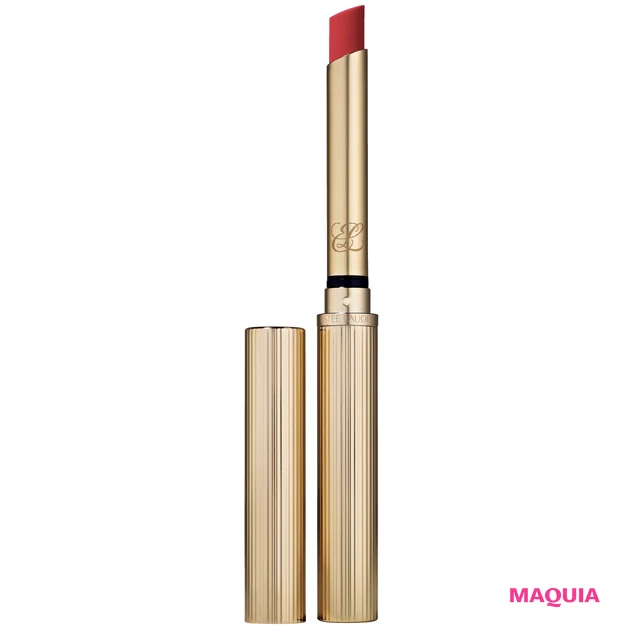 石原さとみさんの最新美容愛用品＆おすすめコスメ エスティ ローダー ピュア カラー シルク マット リップスティック 112