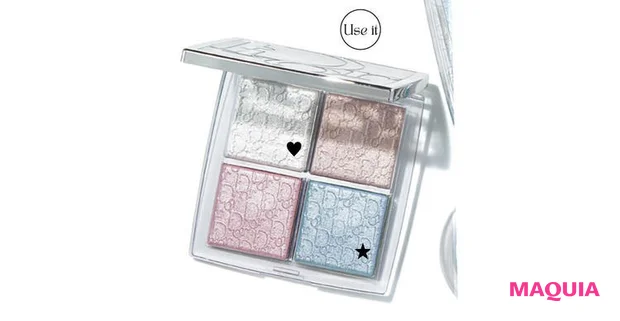 くすみを飛ばすおすすめハイライト バックステージ グロウ マキシマイザー パレット 002