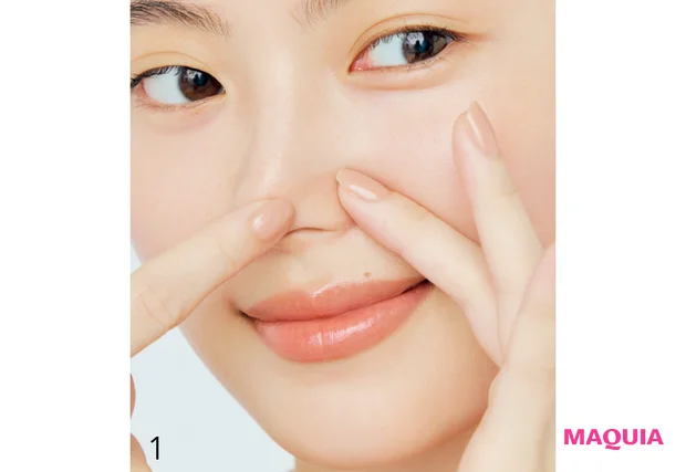 マキア 毛穴ケア 友利新 小鼻