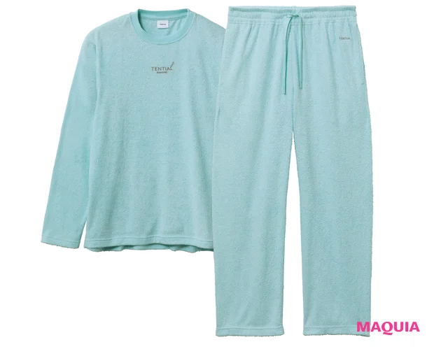 眠活まとめ リカバリーウエア BAKUNE Pile 上下セット(長袖Tシャツ・ロングパンツ)