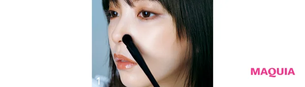 与田祐希さんがなりたい“私”。「大人っぽく」は、オレンジのワントーンメイクで実現_7