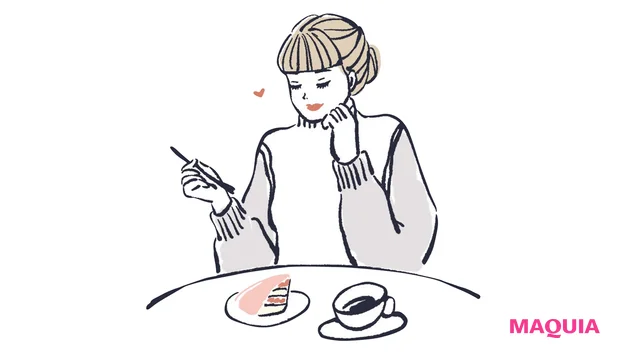 朝、高級なおやつをゆっくり味わって