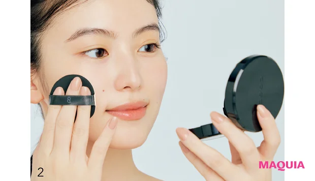 マキア　毛穴　メイク　隠す　友利新　メイク直し